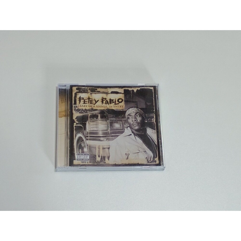 Petey Pablo – Diary Of A Sinner: 1st Entry CD 2001 Explicit Hip Hop Jive